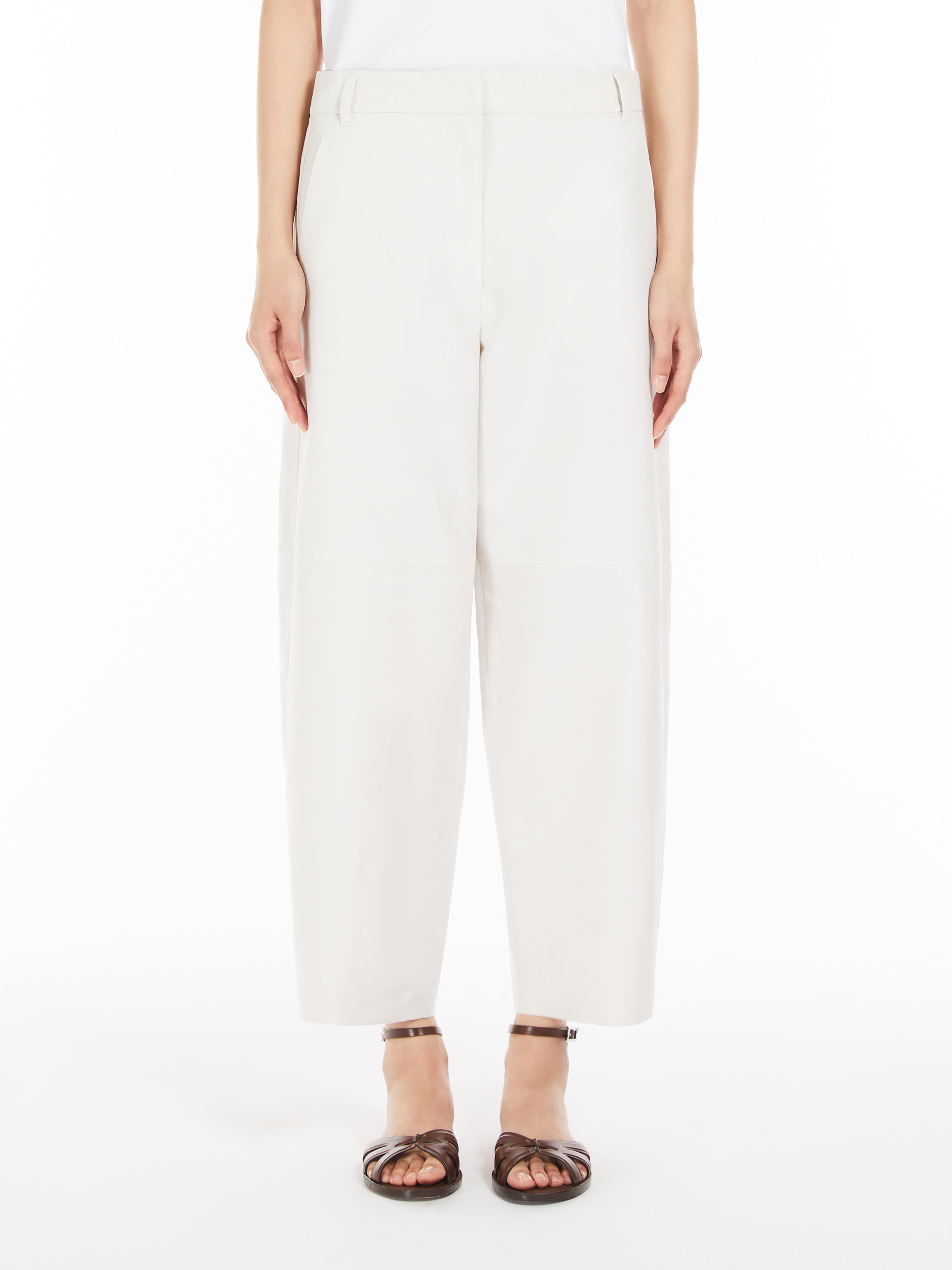 Max Mara Belt-loop Jeans In White