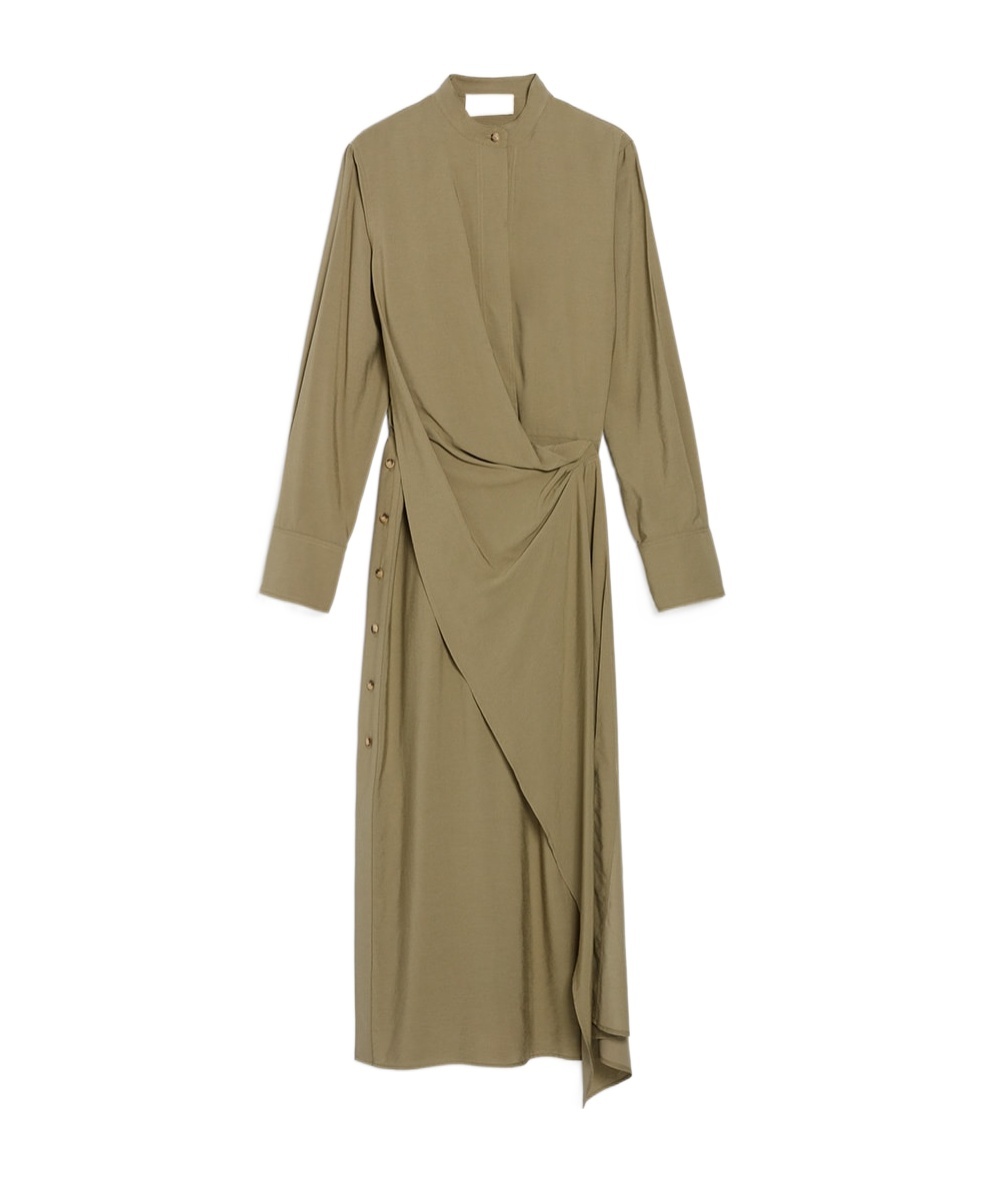 Vanessa Bruno Long Sleeved Dress In Brown