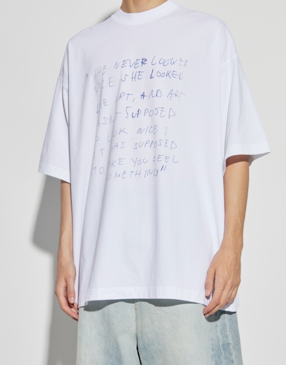 Vetements Graphic-print T-shirt In White