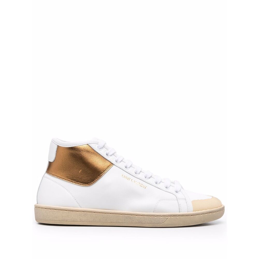 Saint Laurent Court Classic Sl/39 Sneakers In White