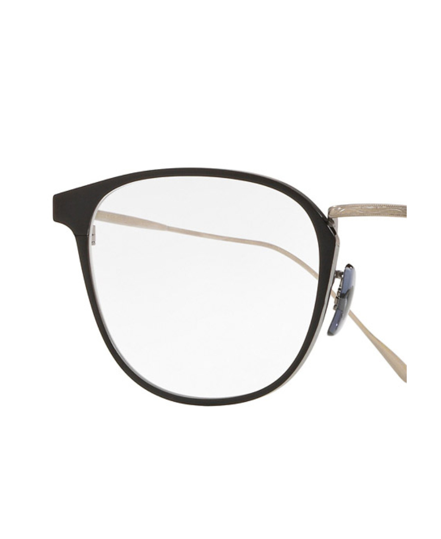 Oliver Peoples Color Matching Logo Flat Mirror In White