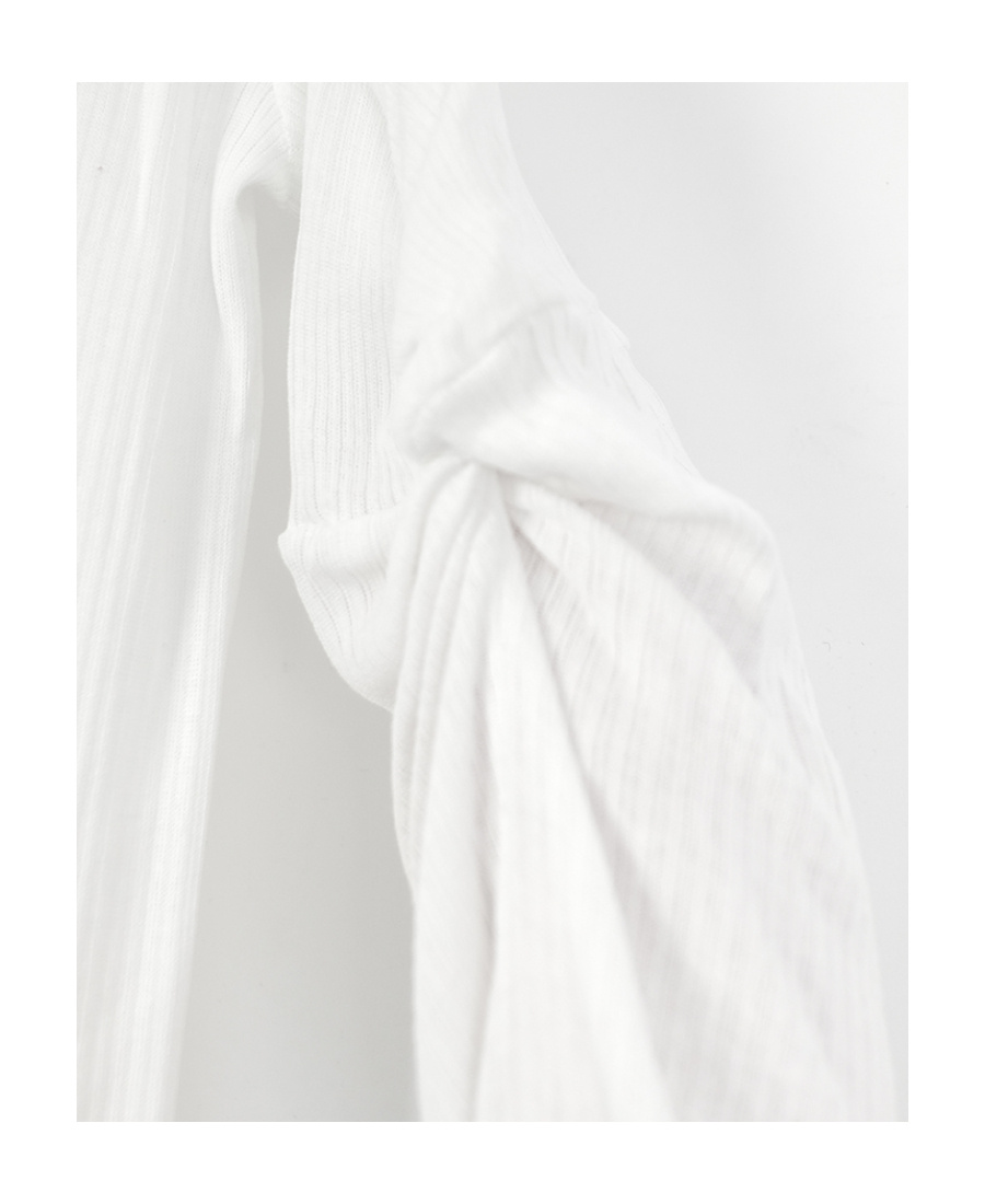 Marc Le Bihan V-neck Dress In White