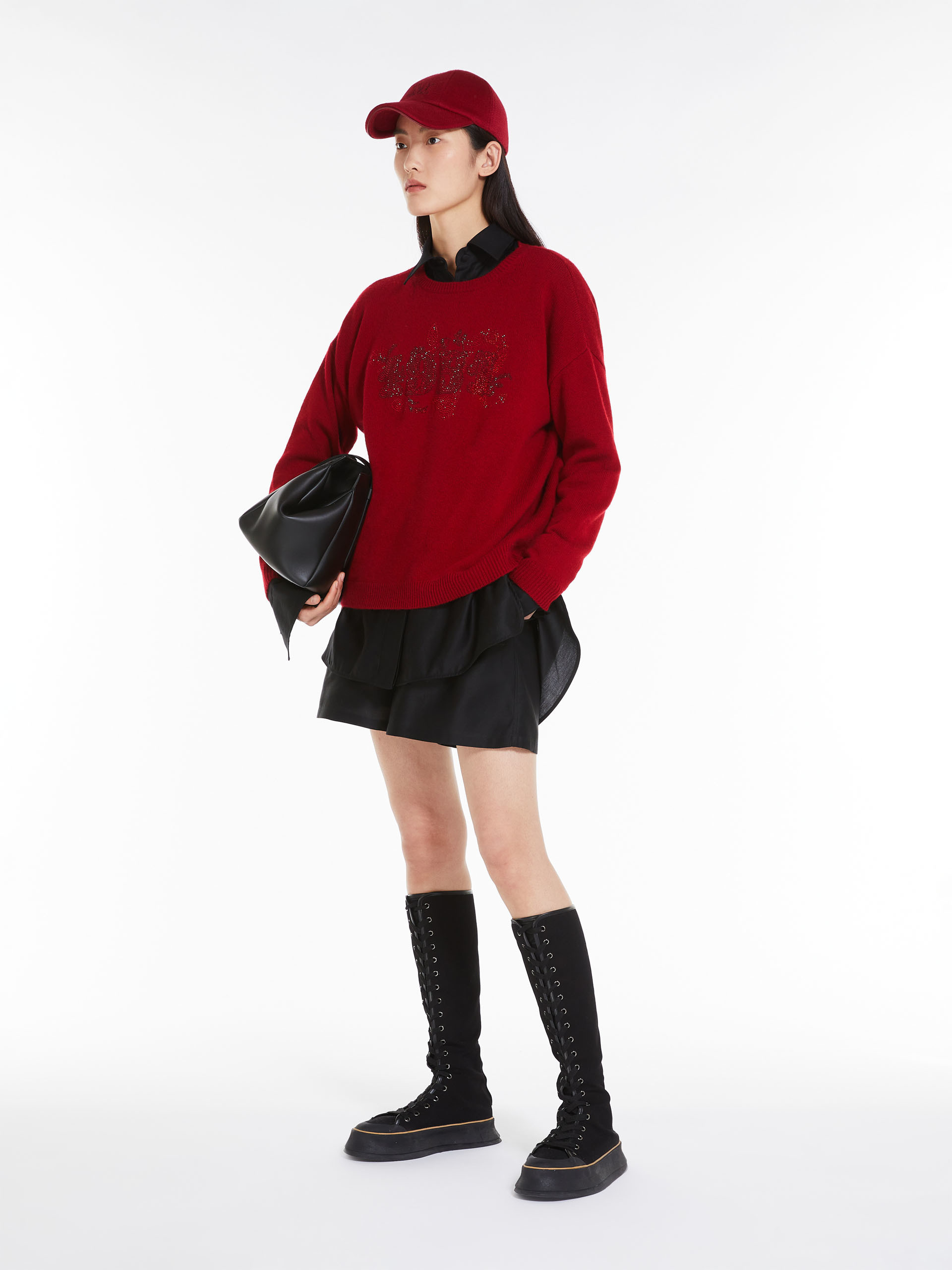 Max Mara Sweaters In Red