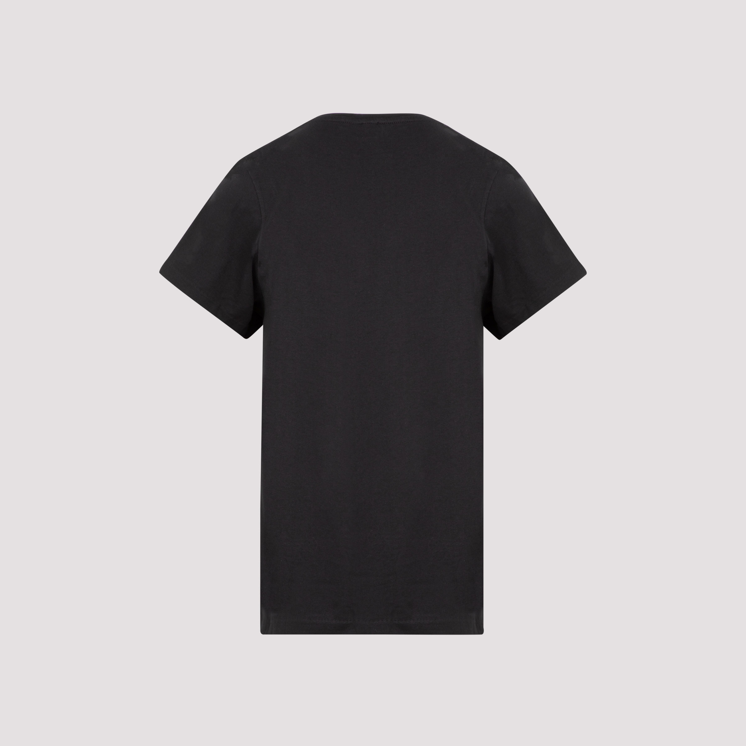 Totême Classic Ribbed T-shirt In Black