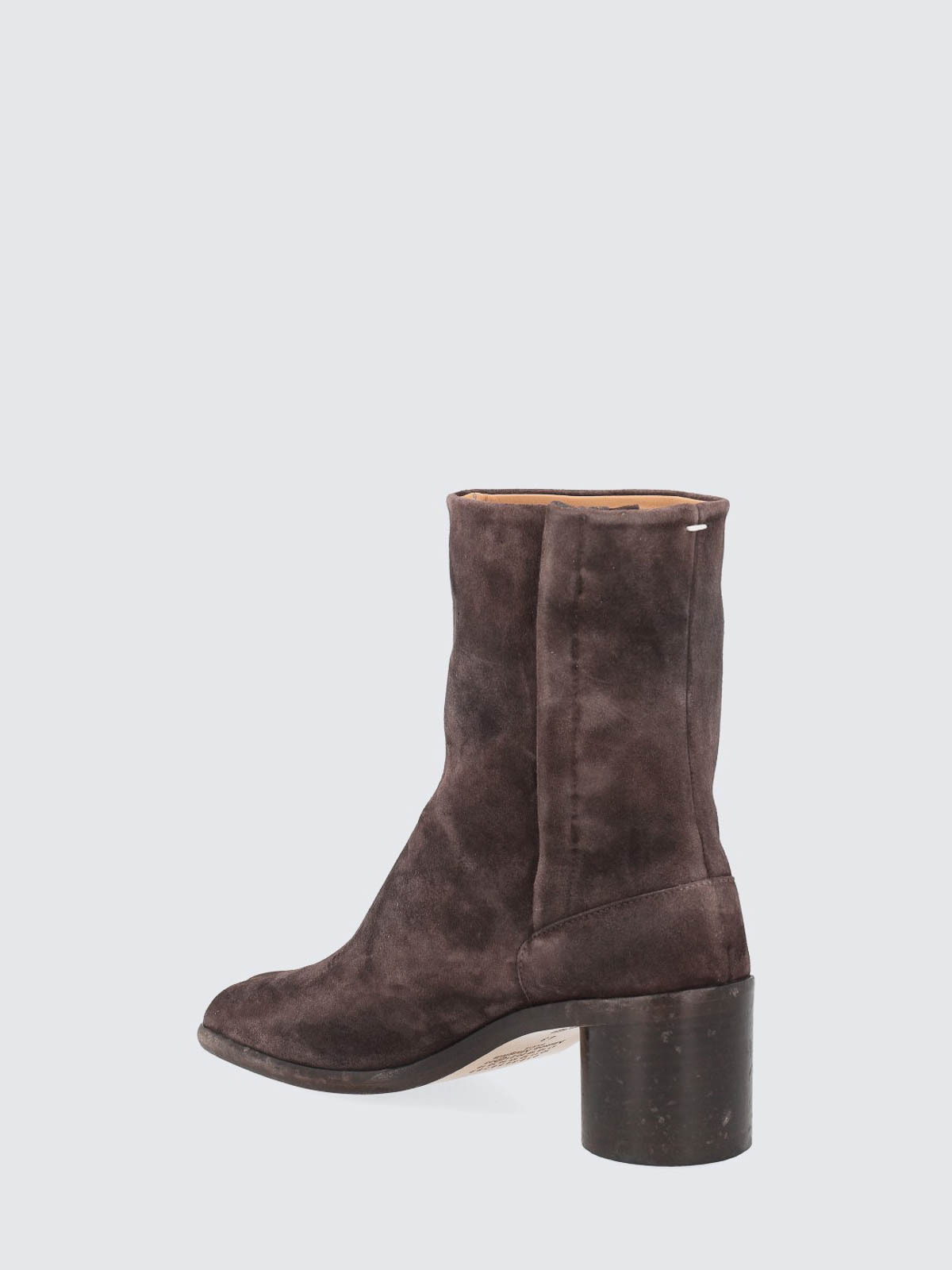 Maison Margiela Tabi Ankle Boots In Black