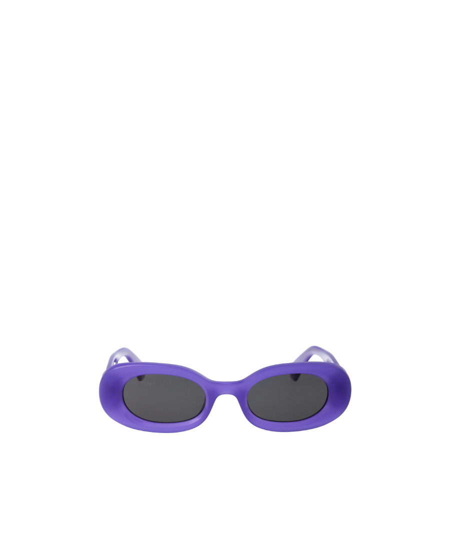 Off-white Oval-frame Sunglasses In Black