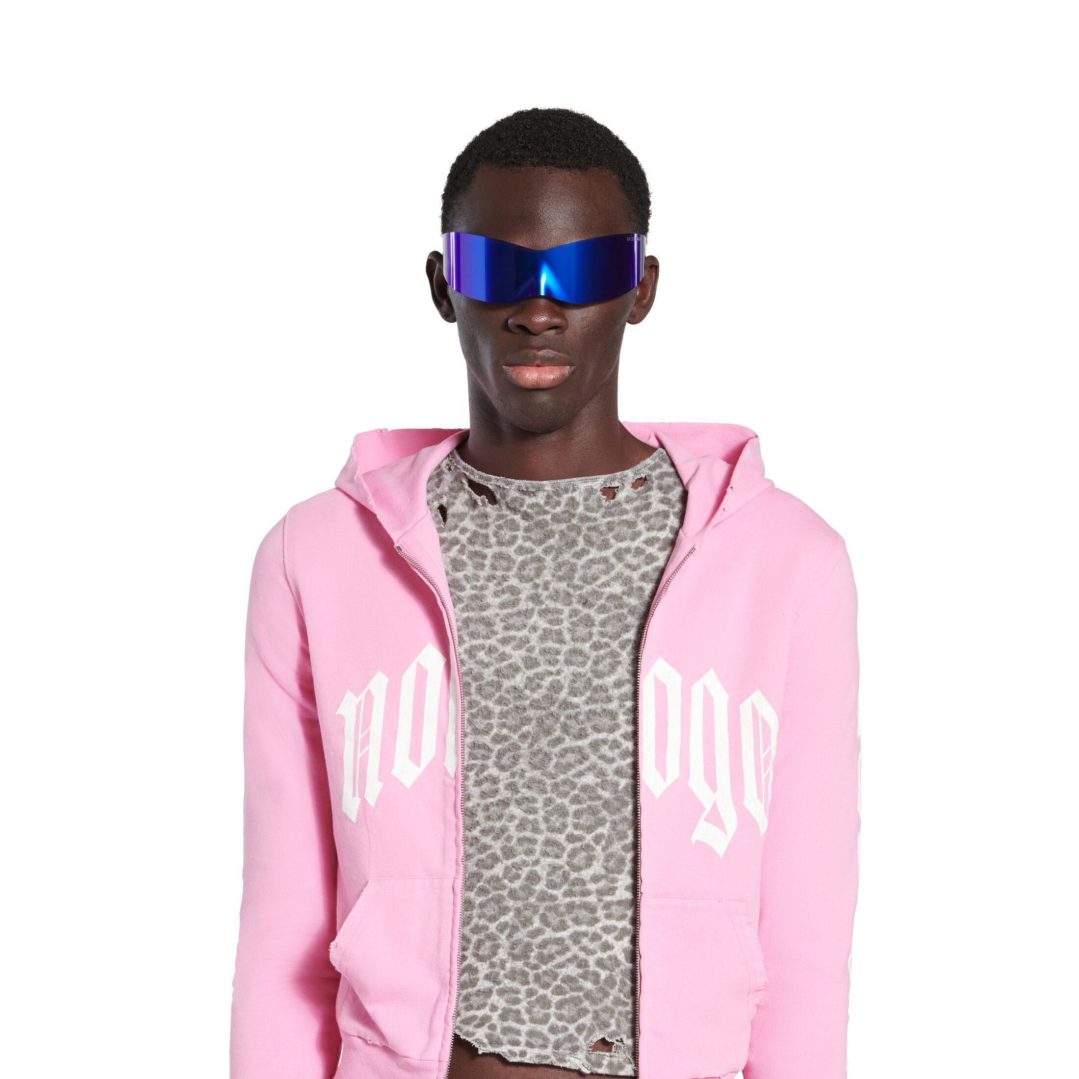 BALENCIAGA BALENCIAGA NOLOGO ZIP-UP HOODIE