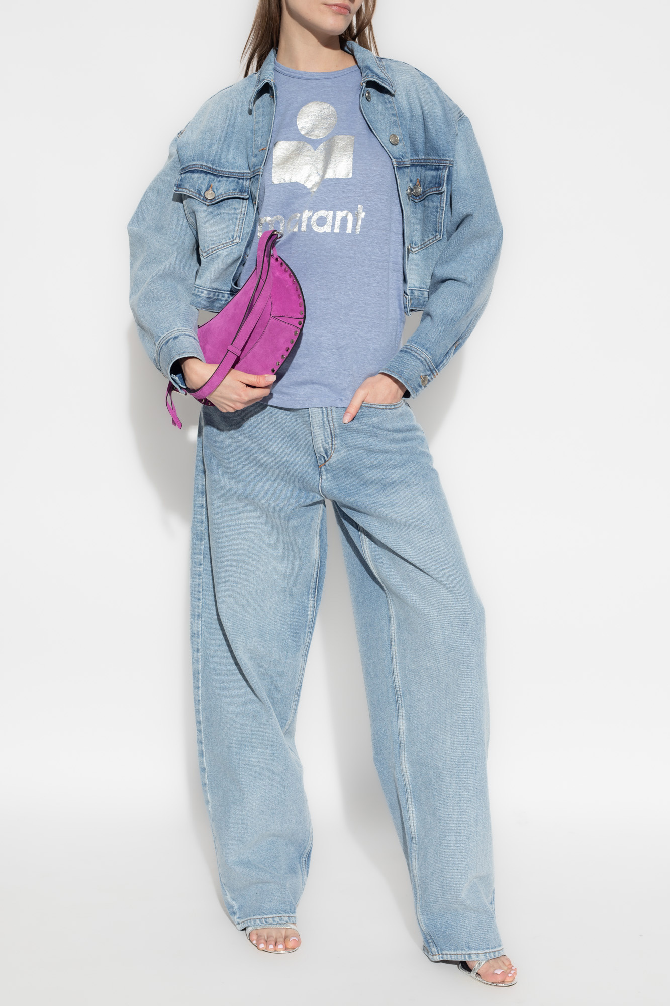Isabel Marant Multi-pocket Jeans In Blue