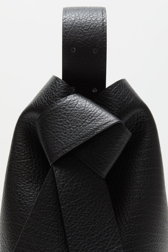 Shop Acne Studios Midi Musubi Shoulder Bag In Black