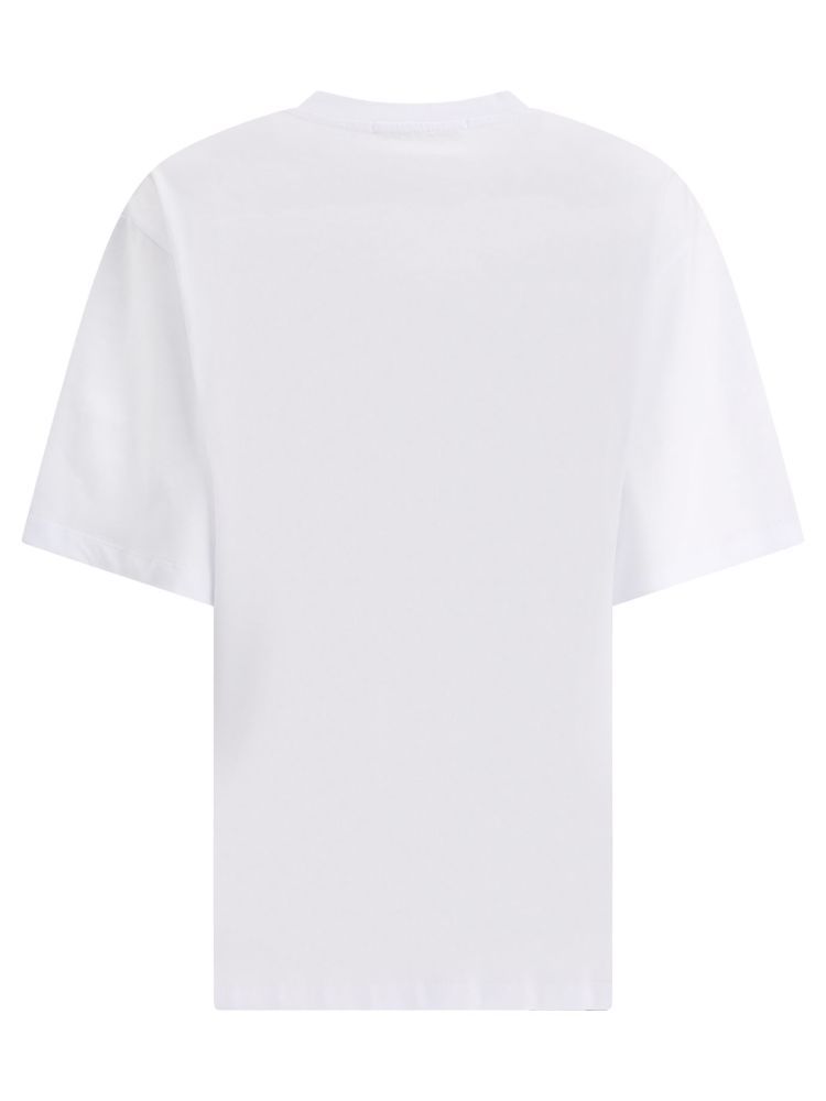 Msgm Butterfly-print Short-sleeve T-shirt In Black