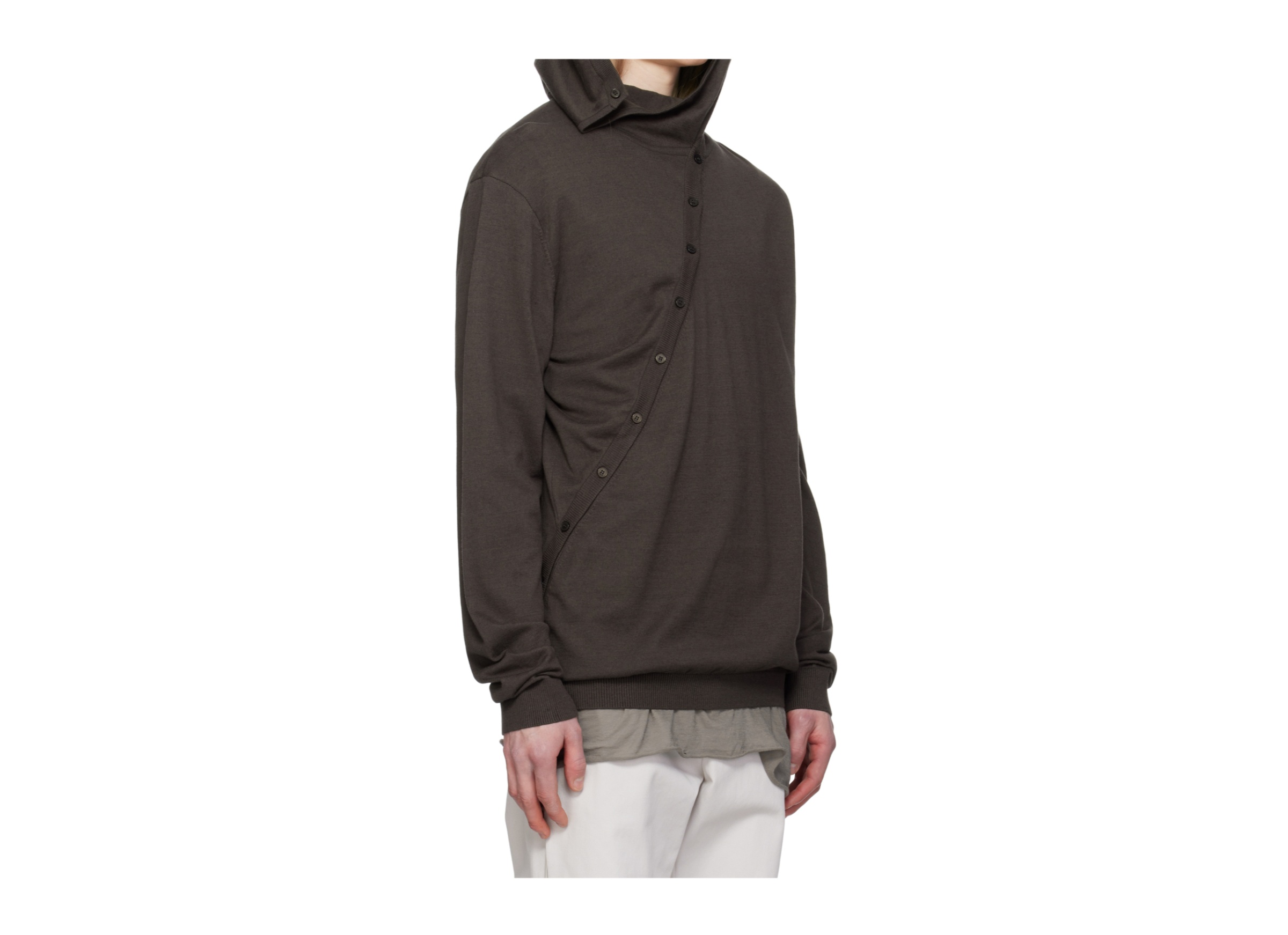 Post Archive Faction (paf) Knitted Hoodie