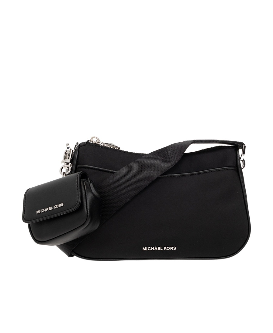 Michael Michael Kors Logo Lettering Crossbody Bag In Black