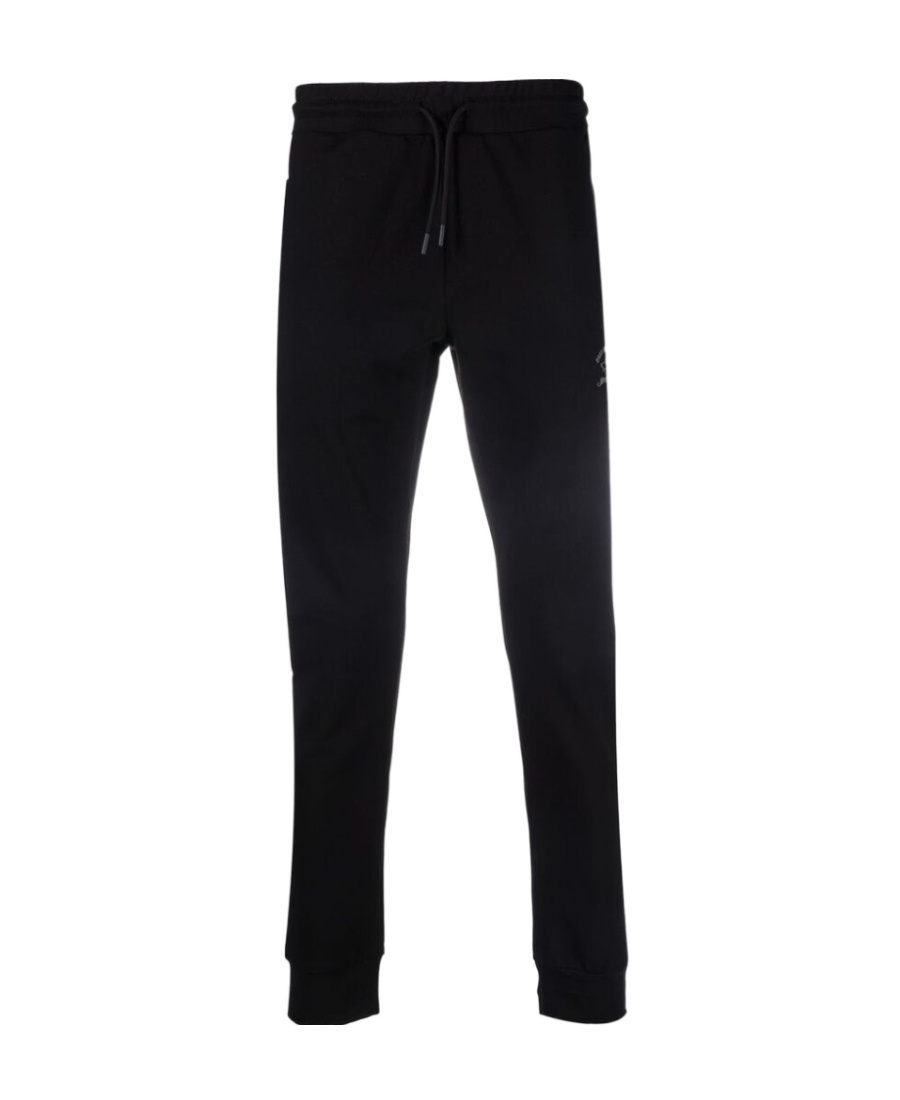 Paul & Shark Super Soft Stretch Sweatpants With Reflex Logo In Black