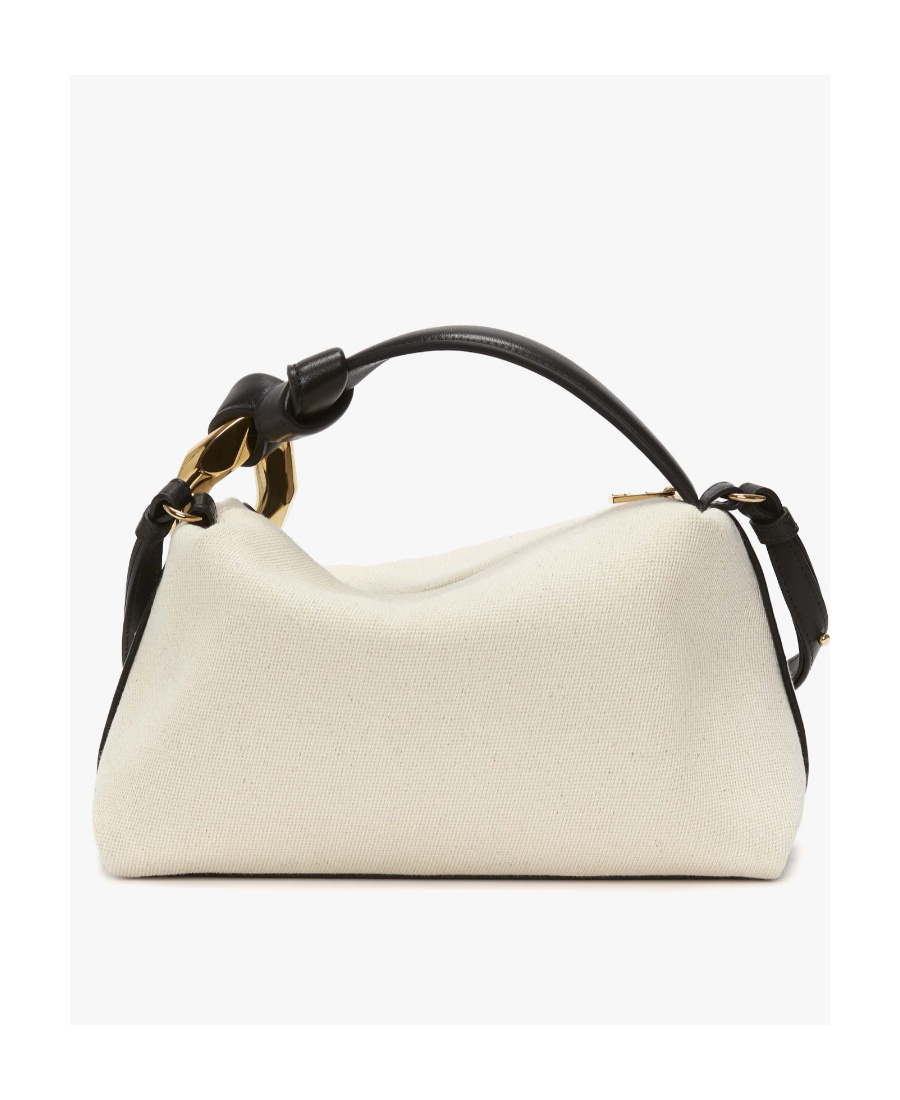 Jw Anderson Corner Leather Bag In Nude