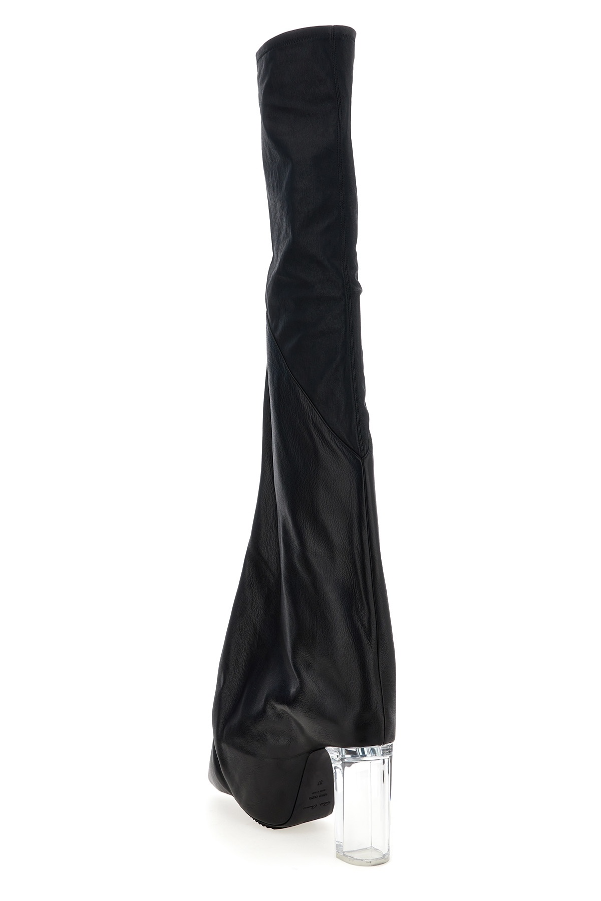Rick Owens Taco Kiss Over-the-knee Boots In Black