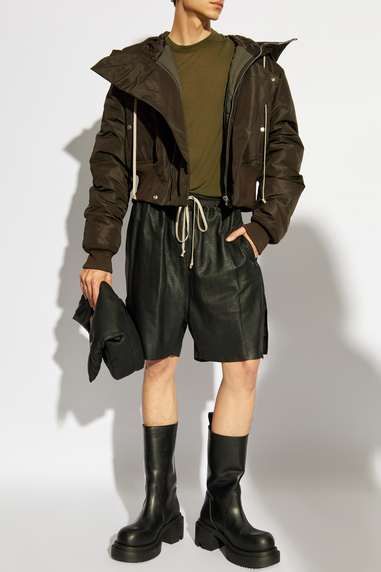 Rick Owens Short-sleeved T-shirt In Green
