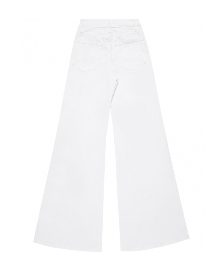 Frame Flared Jeans In White