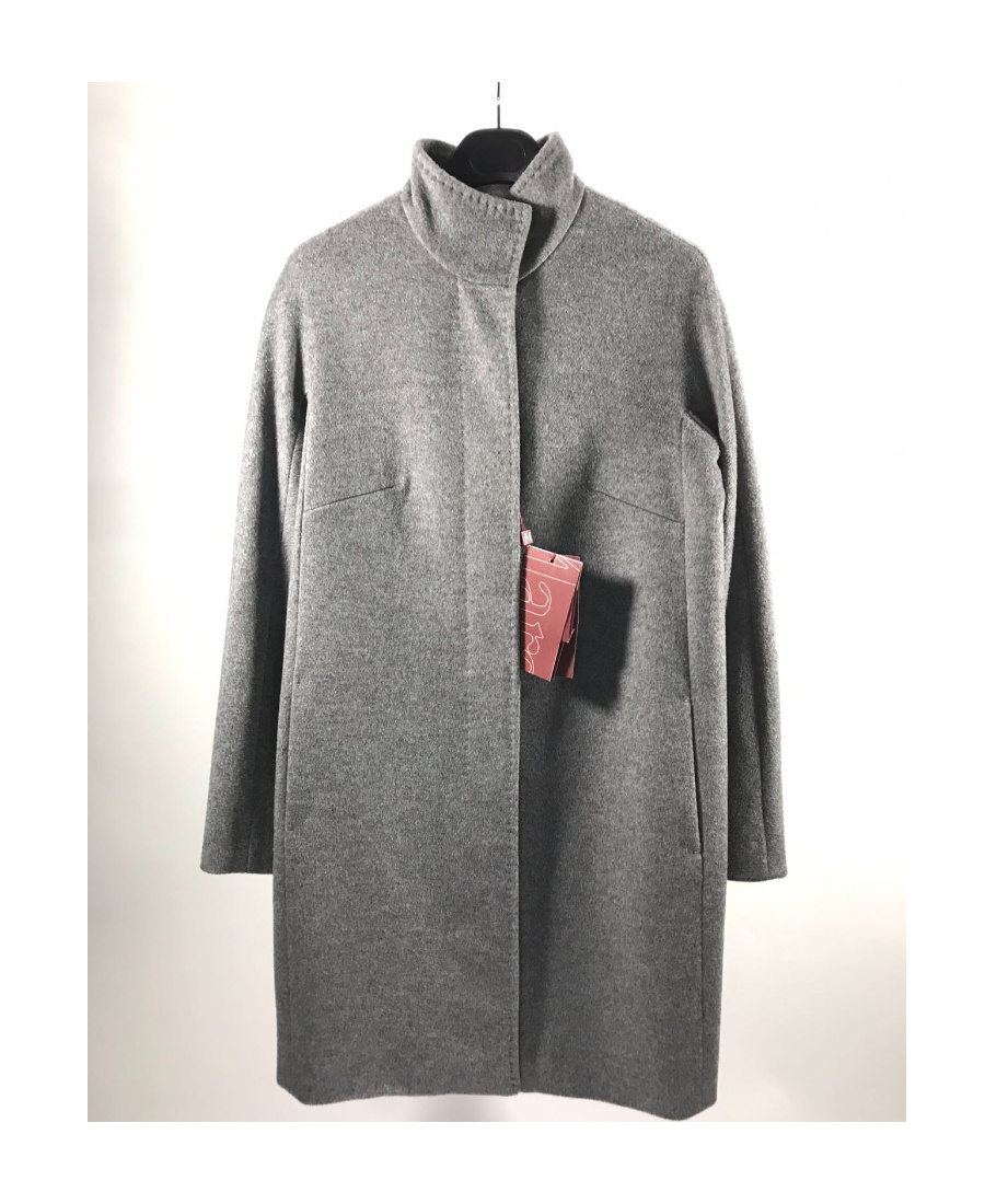 Max Mara Long-sleeved Coat In Gray