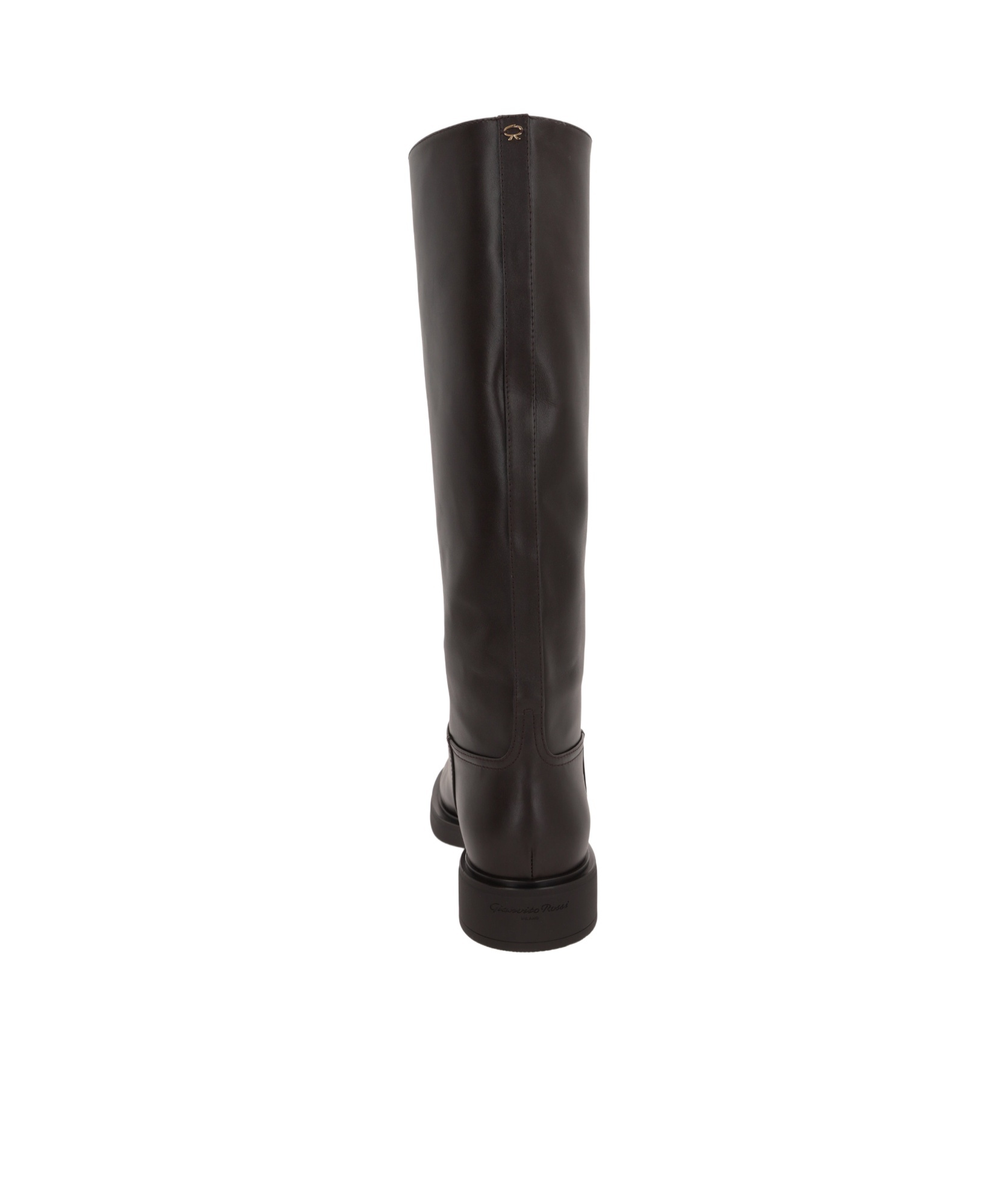 Gianvito Rossi Ascott Leather Knee-high Boots In Black