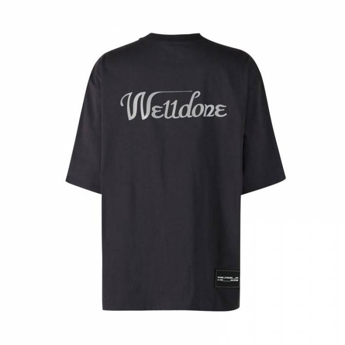 We11 Done Remake Reflective Logo-printed T-shirt In Green