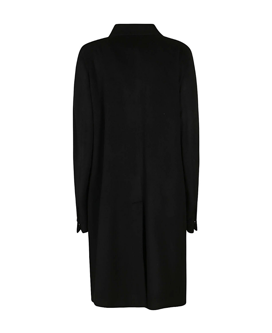 ANN DEMEULEMEESTER LAPEL-STRING SINGLE-BREASTED COAT 