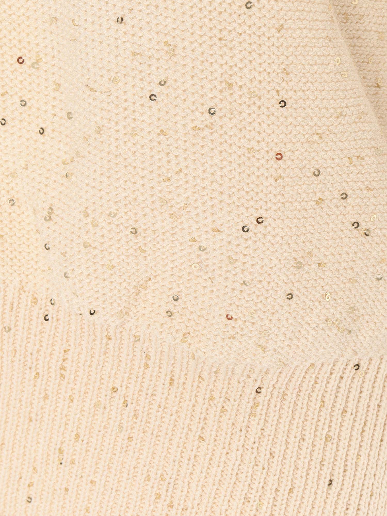 Lorena Antoniazzi Short-sleeved Knitted T-shirt In Nude