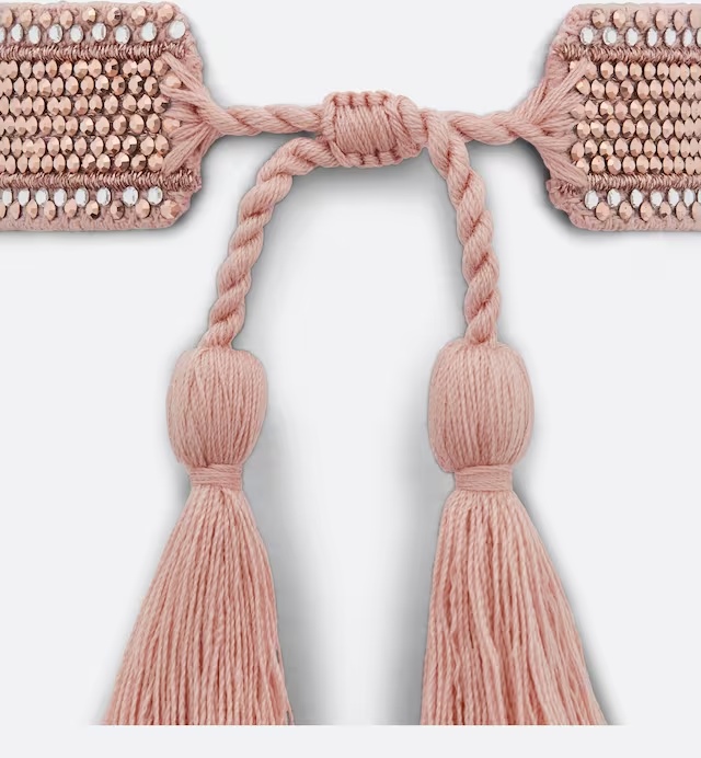 DIOR LOGO TASSEL BRACELET 