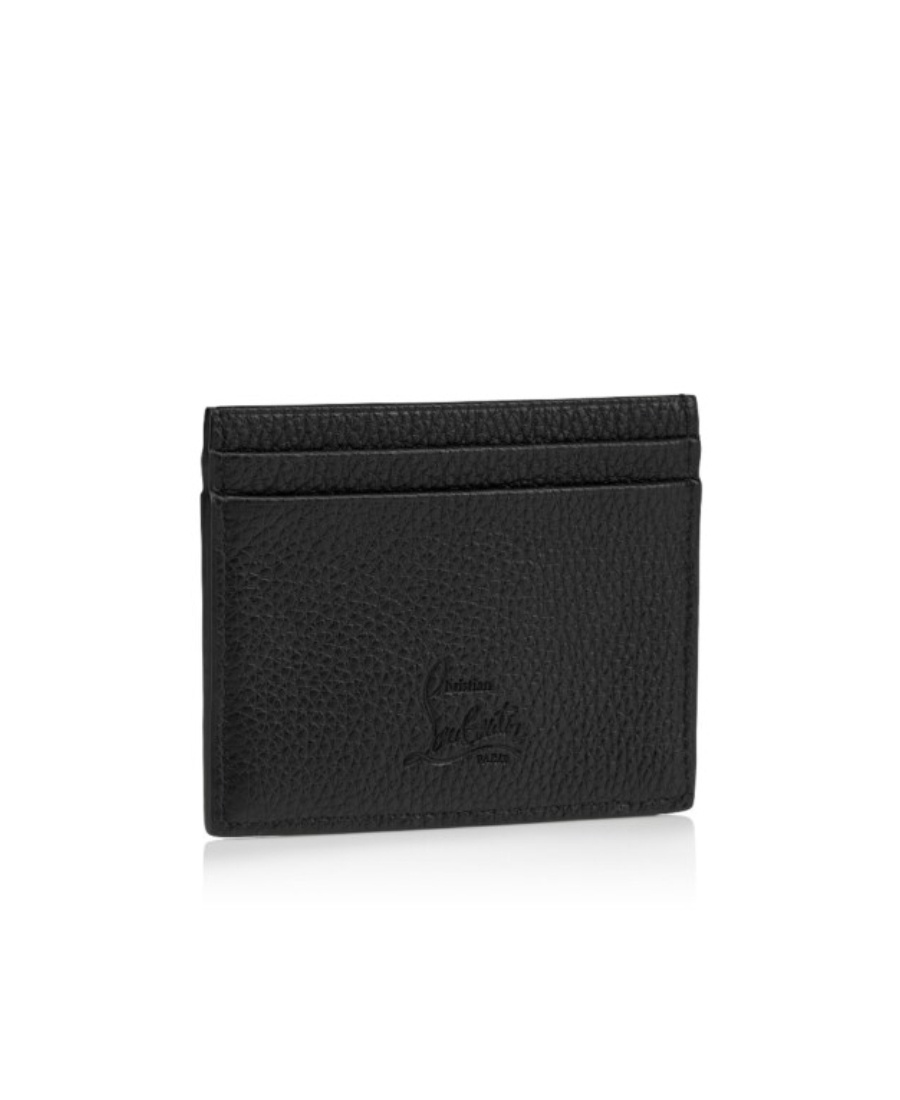 Christian Louboutin Techno Card Holder In Black