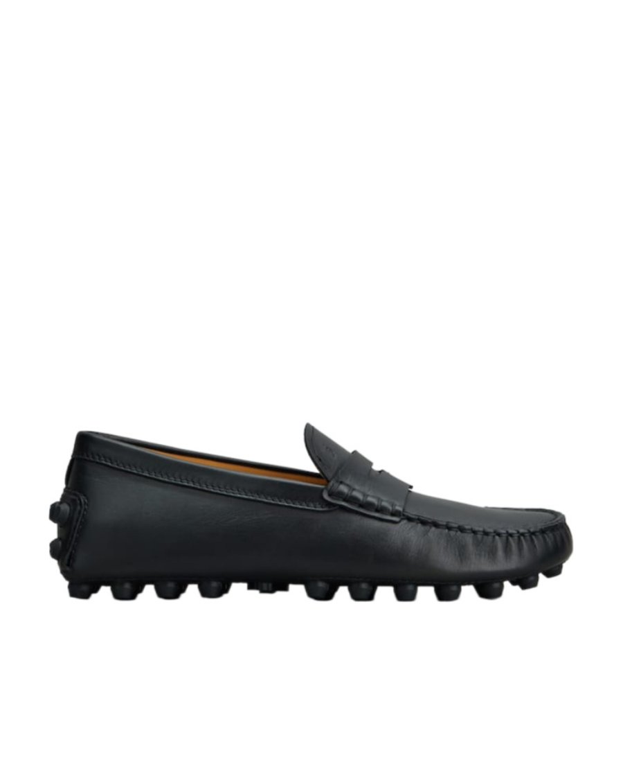TOD'S PENNY-SLOT LEATHER LOAFERS