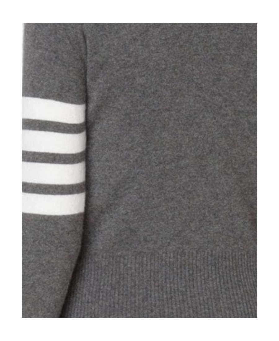 Thom Browne Virgin Wool Sweater In White