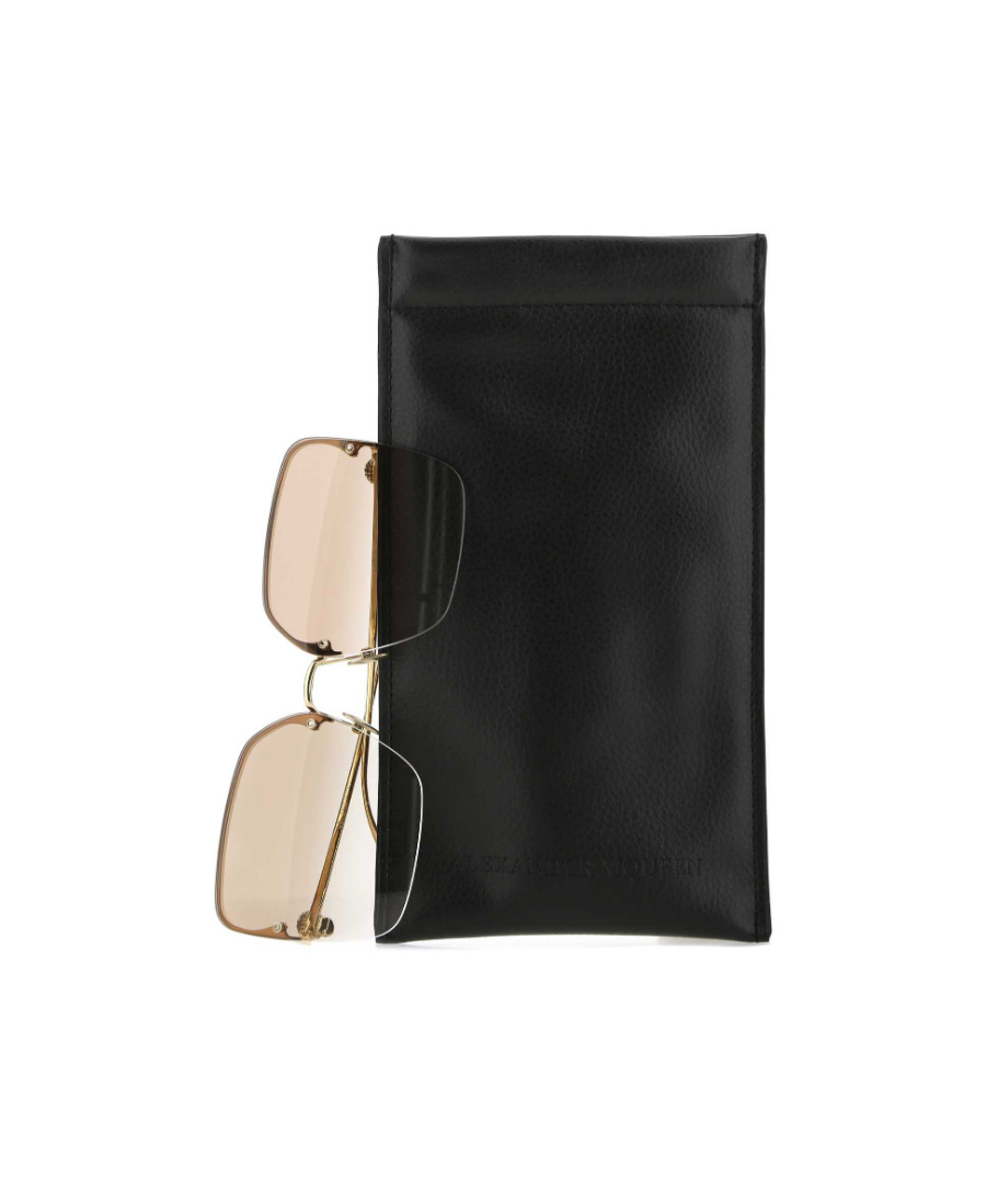 Alexander Mcqueen Gradient Oversize-frame Sunglasses In Brown
