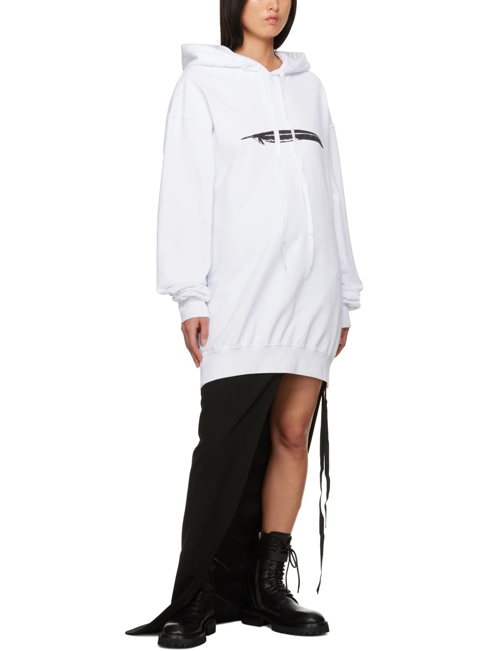 Ann Demeulemeester Long-sleeved Sweater In White