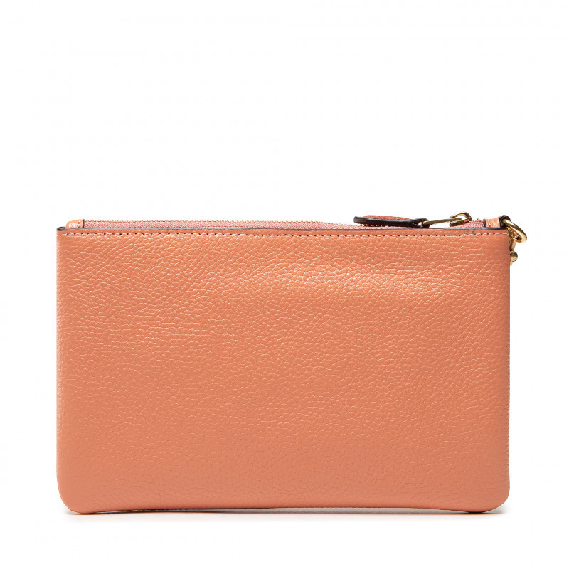 Shop Coach Logo Clutch In Red