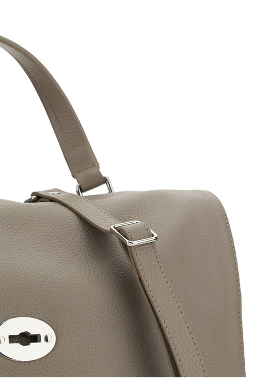 Zanellato Postina Twist-lock Tote Bag In Nude