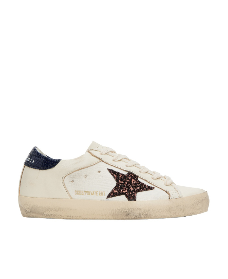 Golden Goose Star Pattern Low-top Casual Shoes In Nude