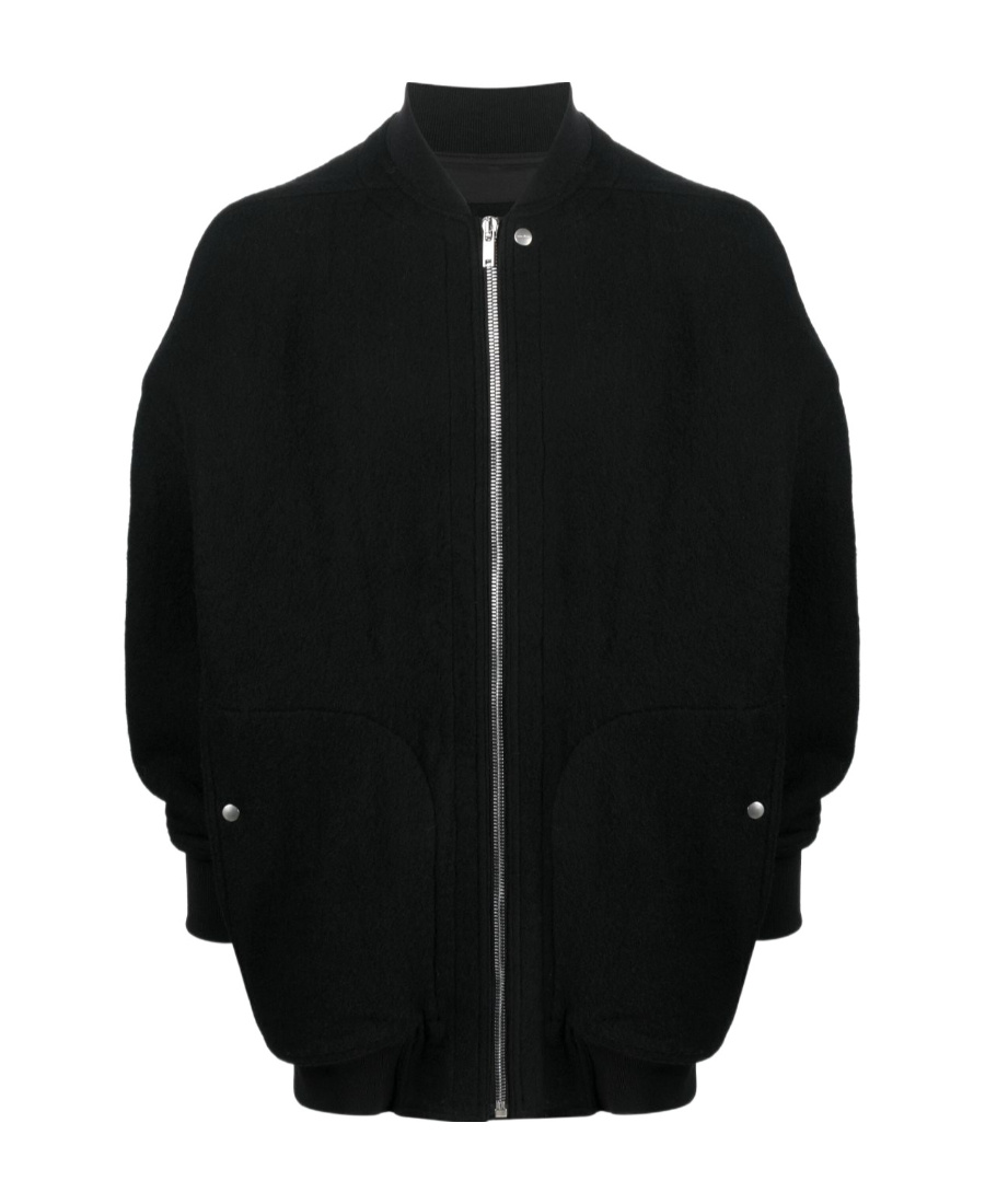 Rick Owens Jumbo Peter Flight Jacket In Black