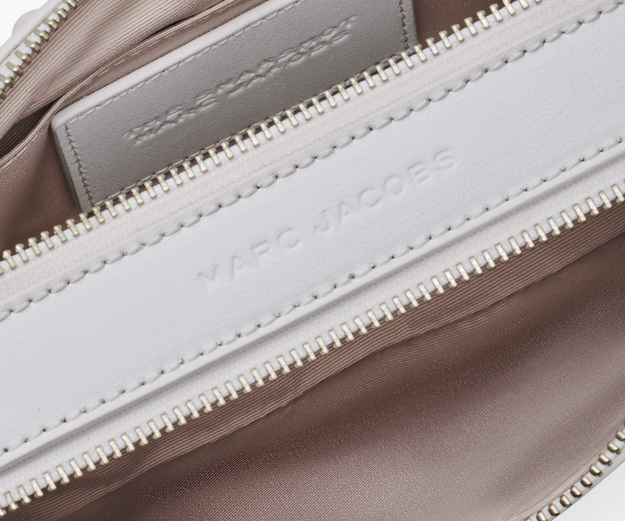 Marc Jacobs The Pearl Snapshot Crossbody Bag In White