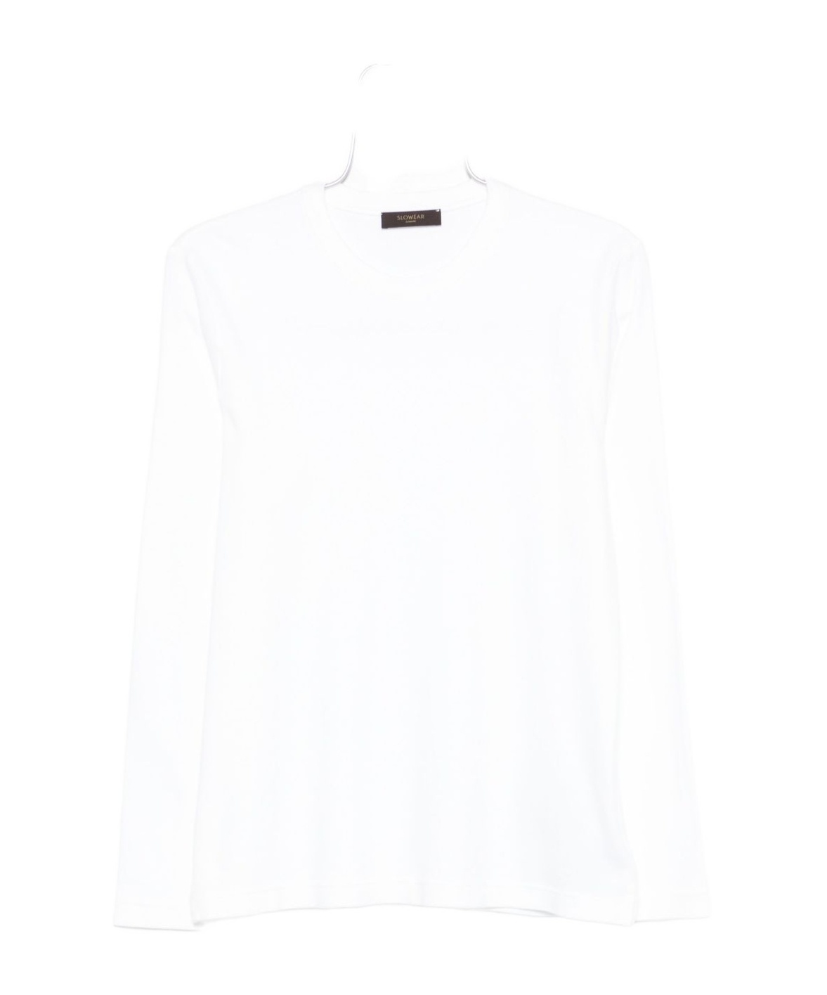 Zanone Long-sleeved Cotton T-shirt In White