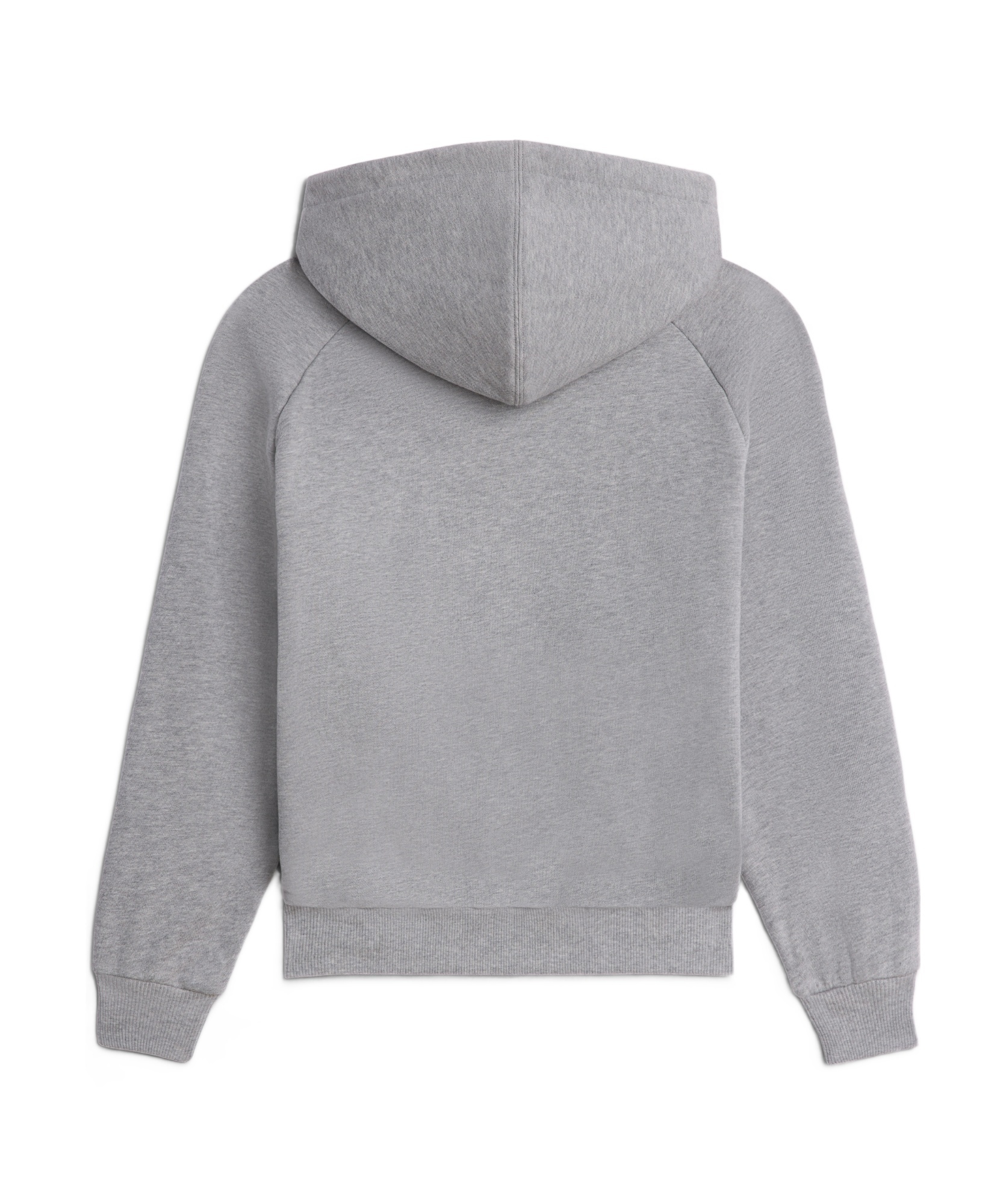 Celine Triomphe Cotton Fleece Hoodie In Gray