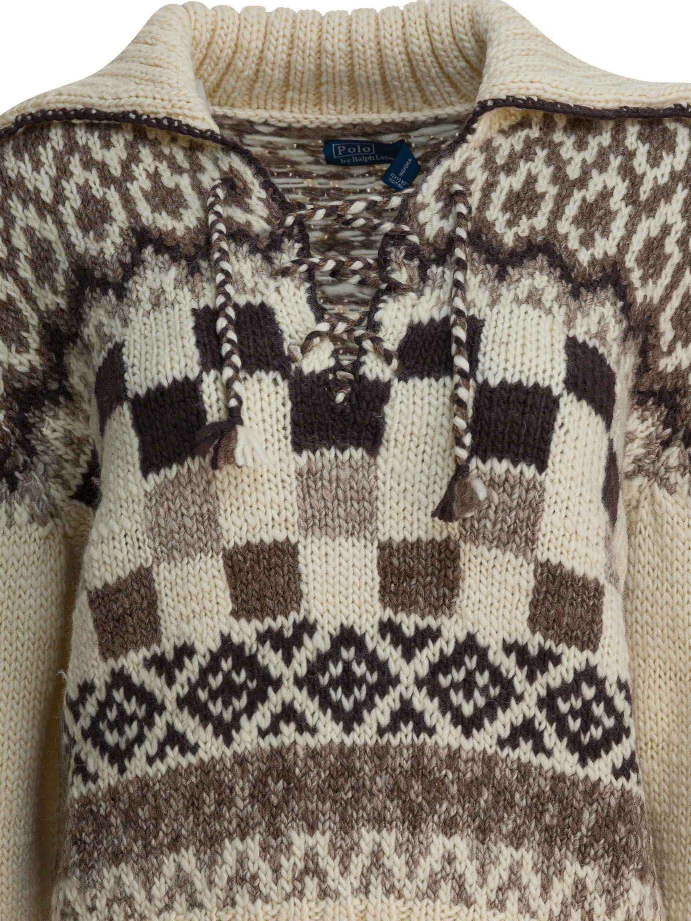 Polo Ralph Lauren Long-sleeved Sweater In Neutral