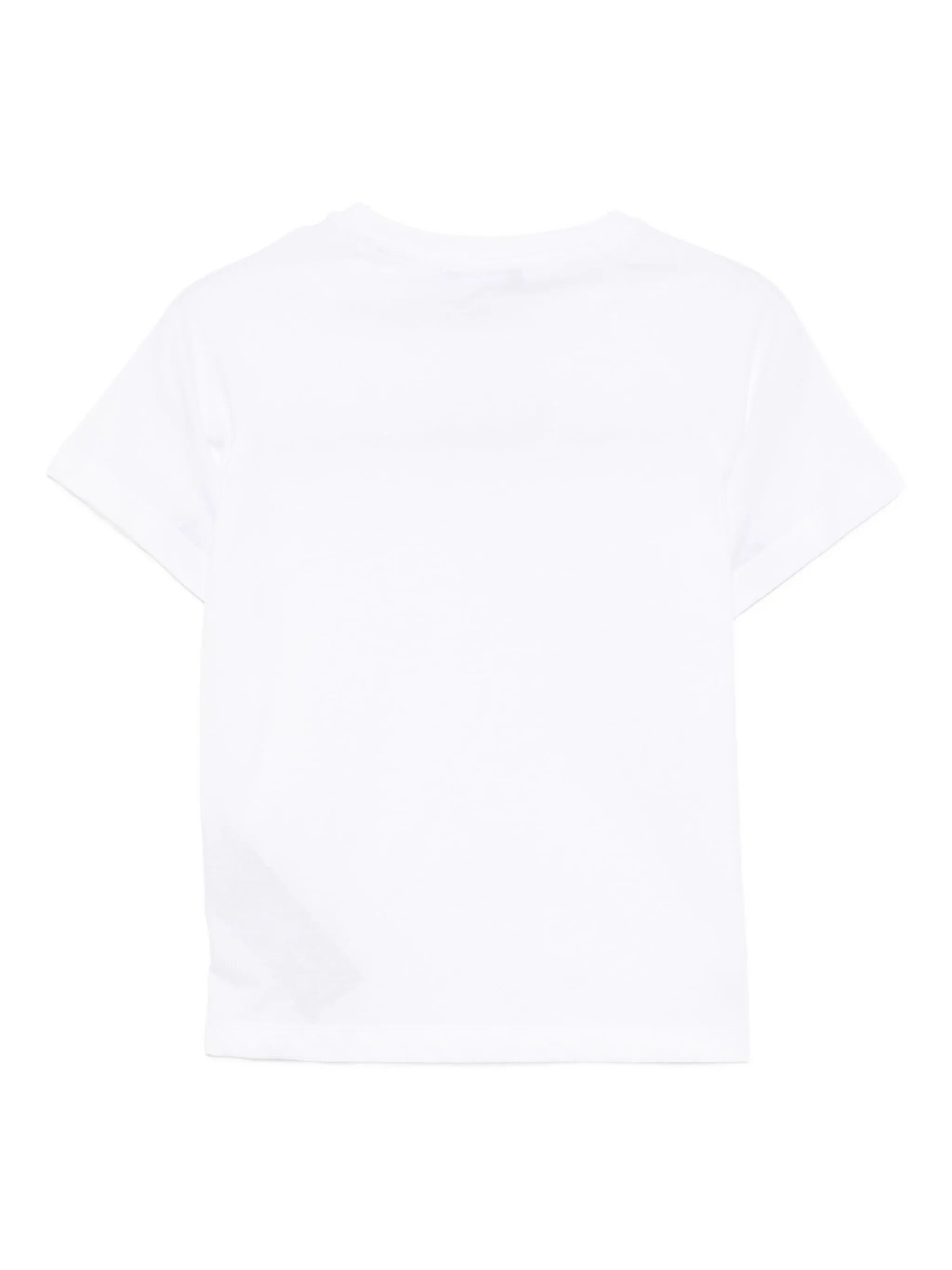 Balmain Logo-appliqué T-shirt In White