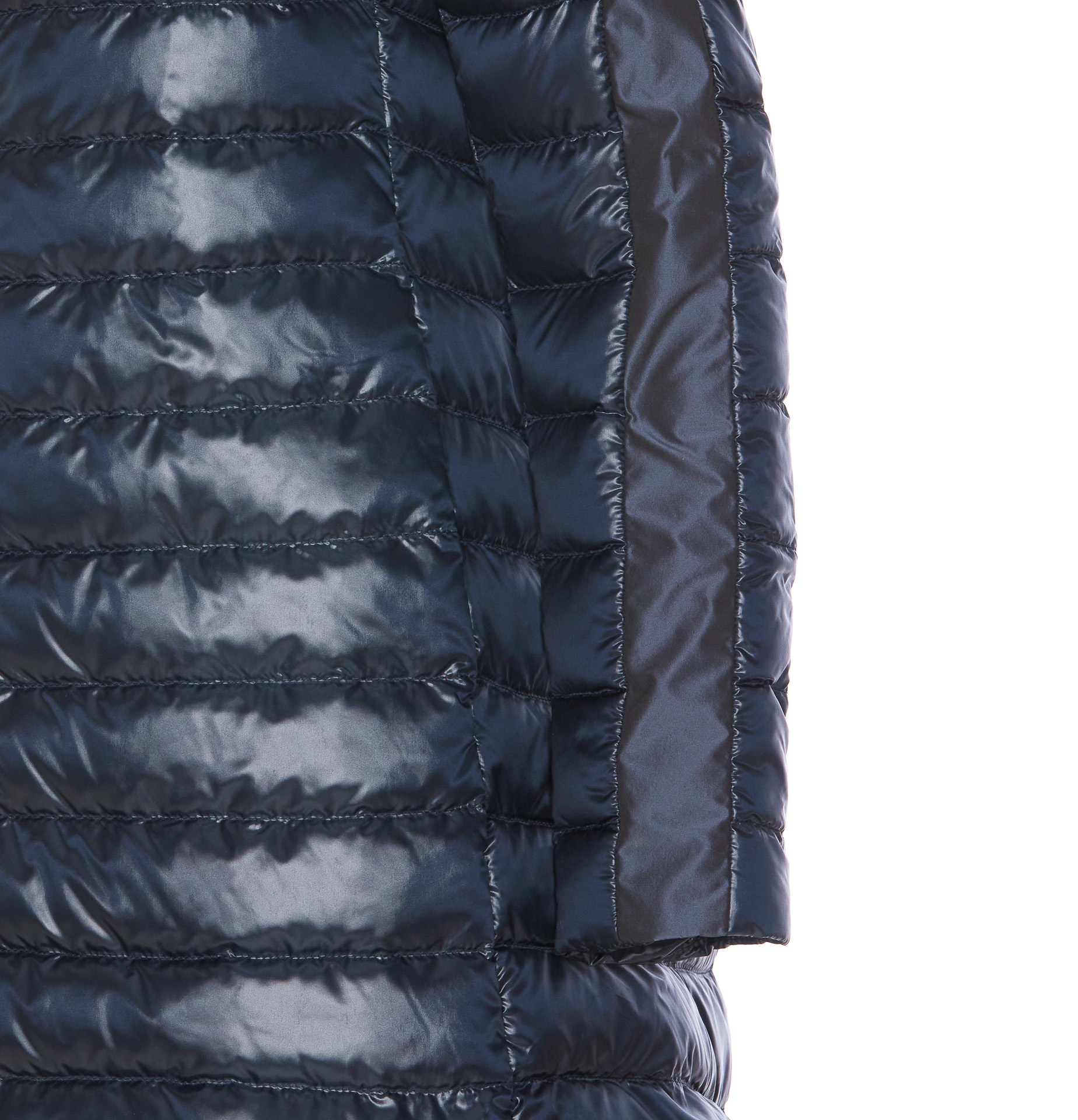 Herno Long-sleeved Down Jacket In Black