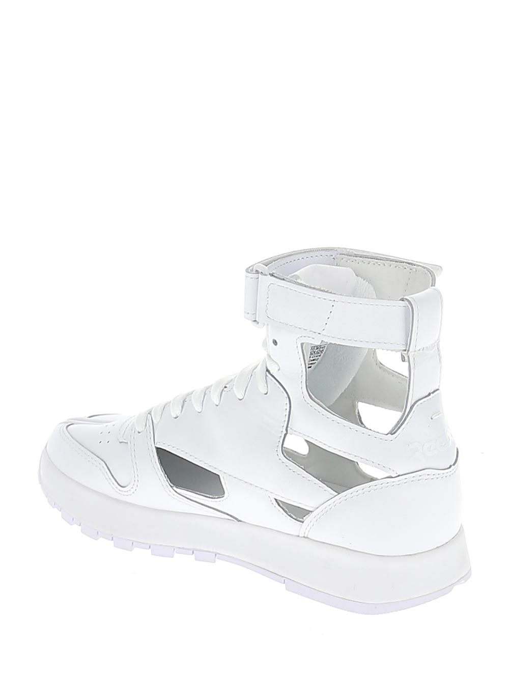 Maison Margiela Mm22 Reebok Leather Tabi Project 0 Cl Gl High Top Sneakers W In White