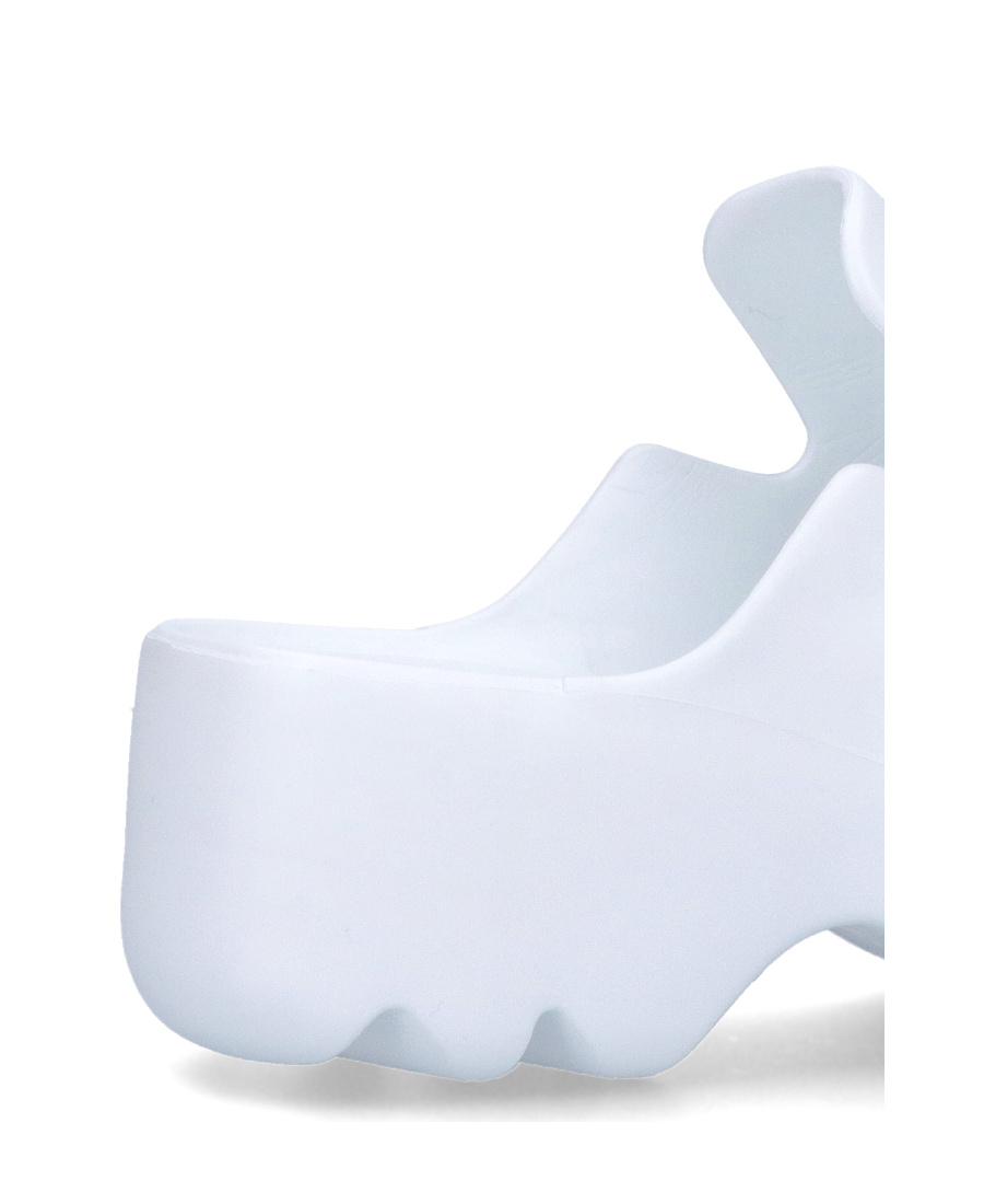 Bottega Veneta Flash 60mm Platform Clogs In White