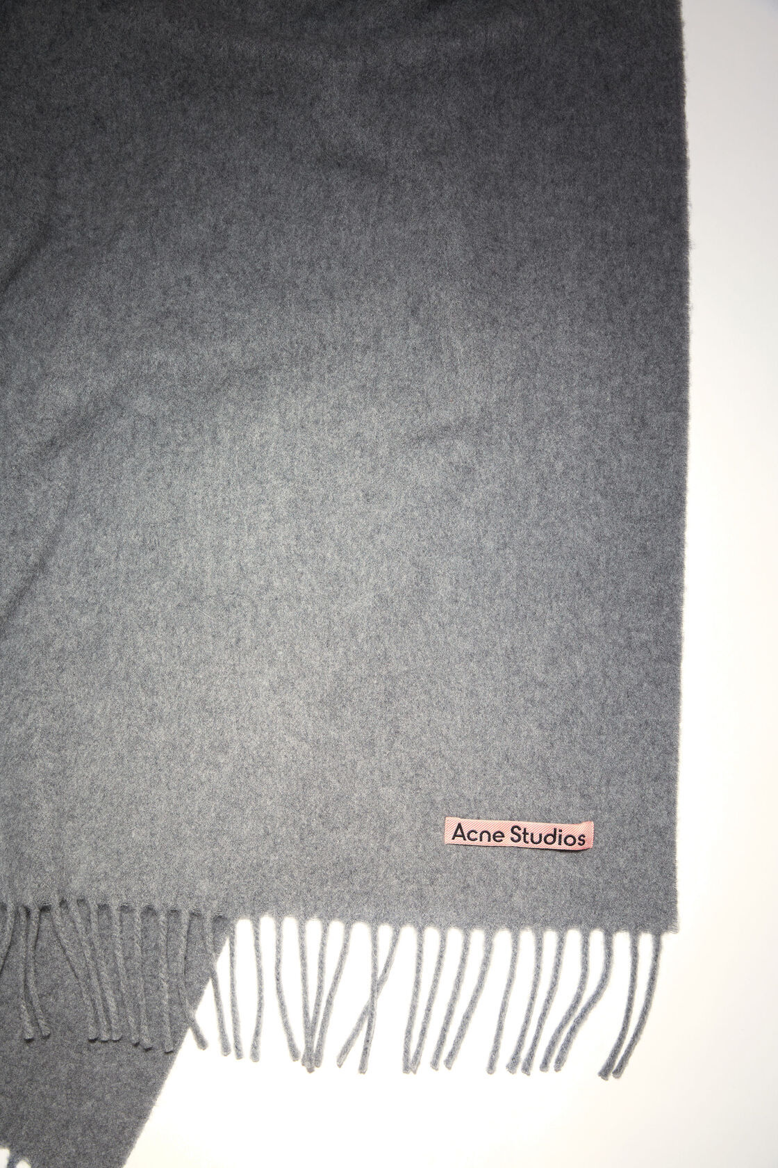 Acne Studios Wool Scarf In Gray