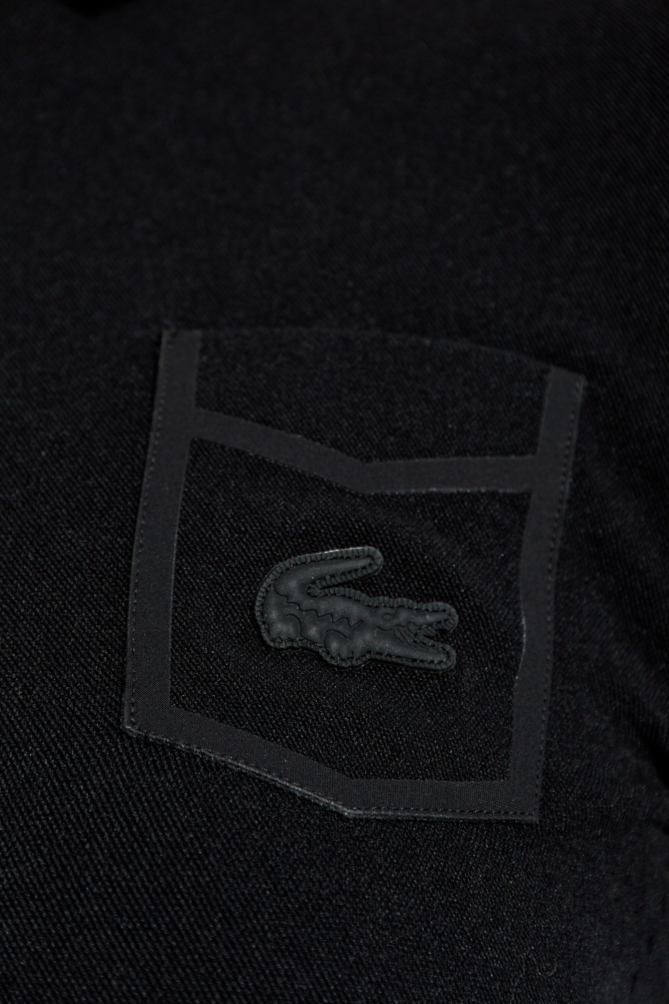 Lacoste Logo-appliqué Bodysuit In Black