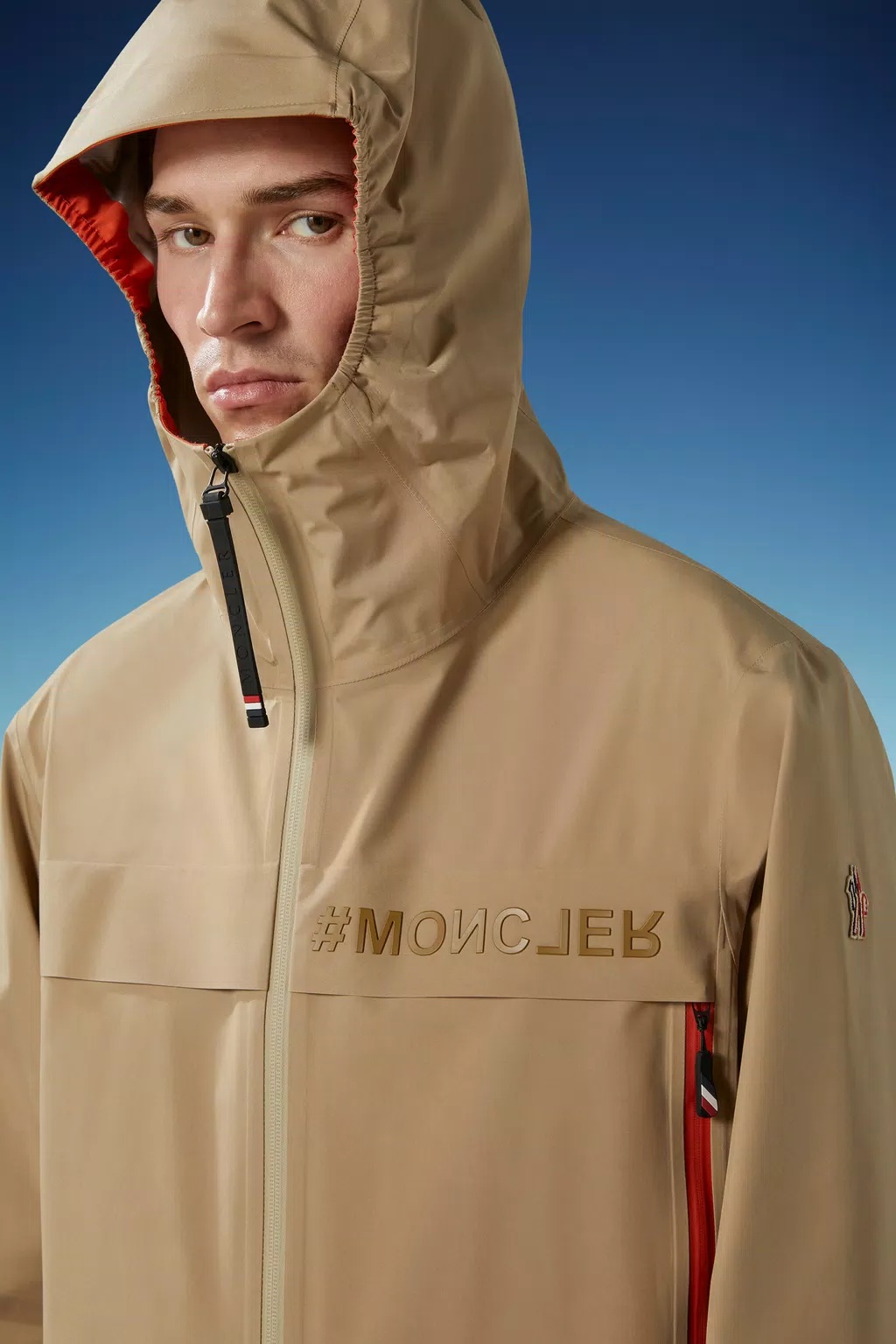 Moncler Shipton Hooded Jacket In Brown