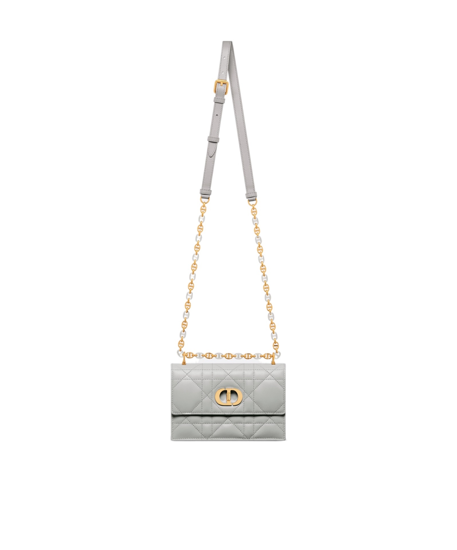 Dior Miss Caro Mini Bag In Gray