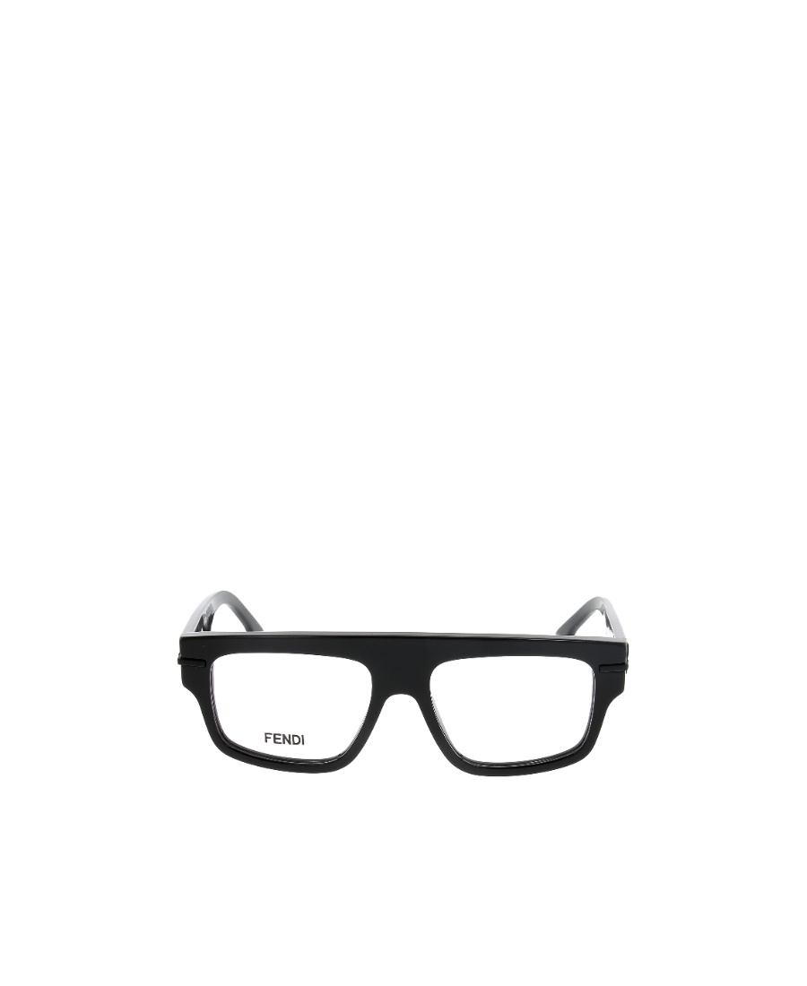 Fendi Rectangle-frame Glasses In Black