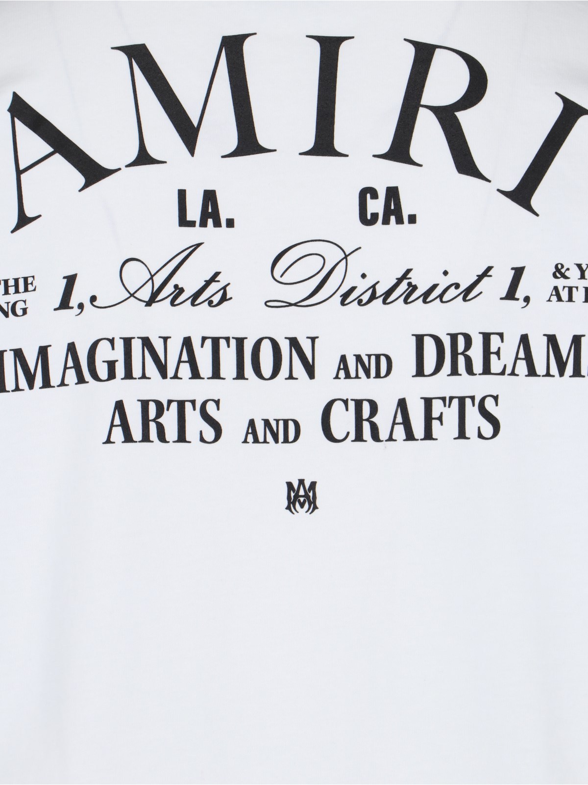 Amiri Man T-shirt White Size Xxl Cotton In White